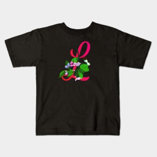 Monogram L neon Kids T-Shirt